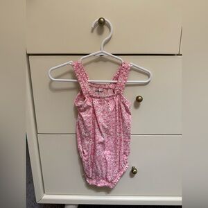 Old Navy Pink Floral Kids One Piece